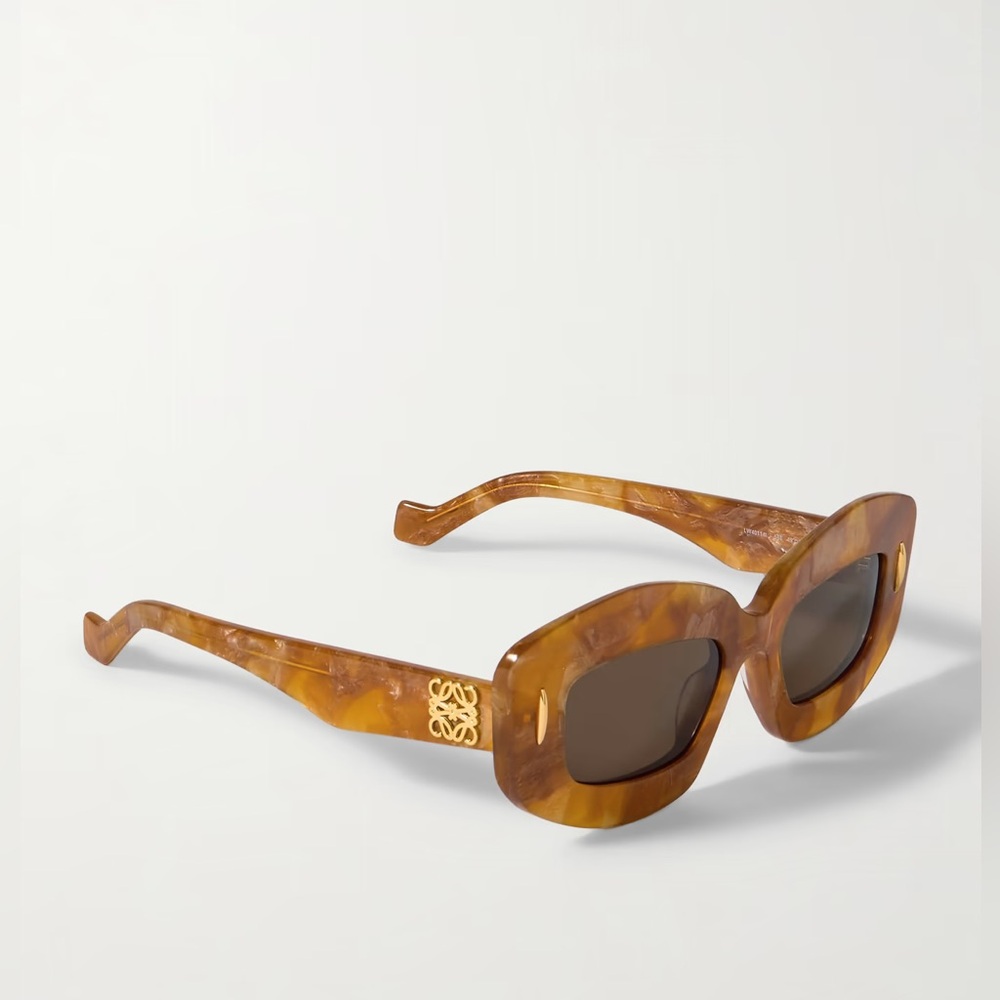 Loewe Anagram tortoise acetate Sunglass